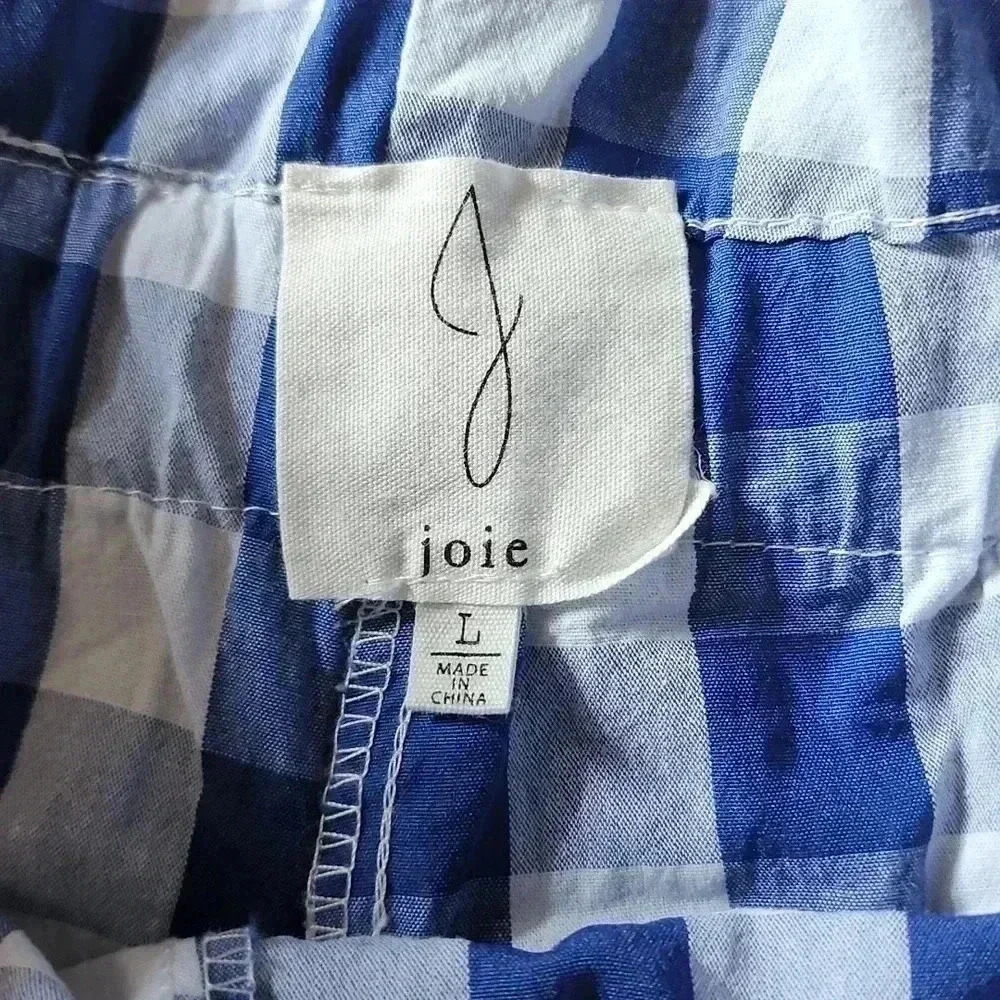 JOIE PLAID SHORTS - Picture 4 of 4